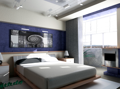 Blackout Blinds Can Complete Your Beautiful Blue Bedroom Design ...